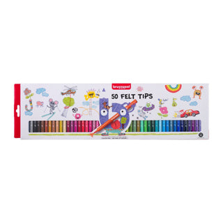 Stylos feutre Bruynzeel Kids, 50 pcs.