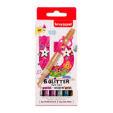 Bruynzeel feutres à paillettes pastel 6 pièces | 3 pièces