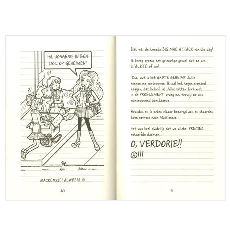 Journal central de la maison du livre d'un chapeau - amour de chiot