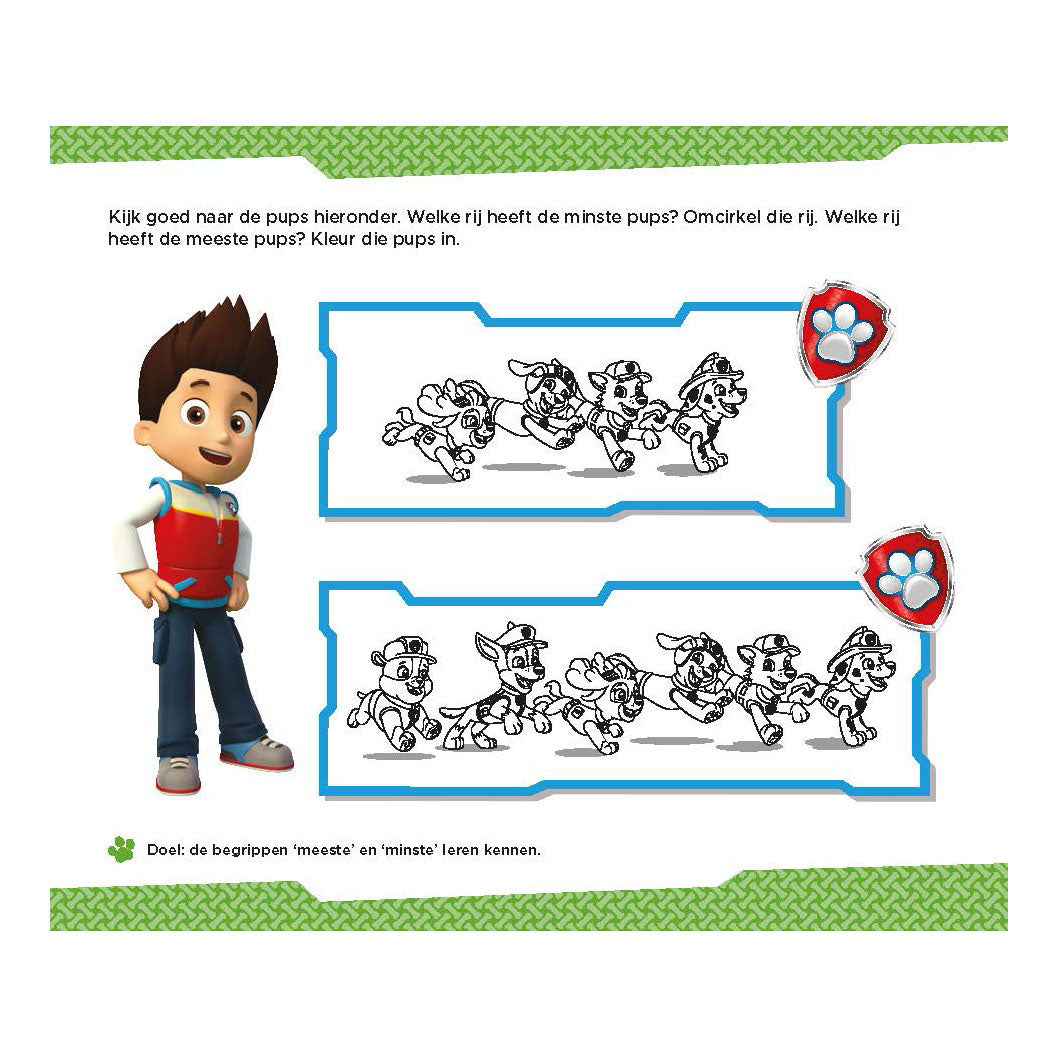 Deltas Paw Patrol - premiers jeux de comptage (3-4 ans)