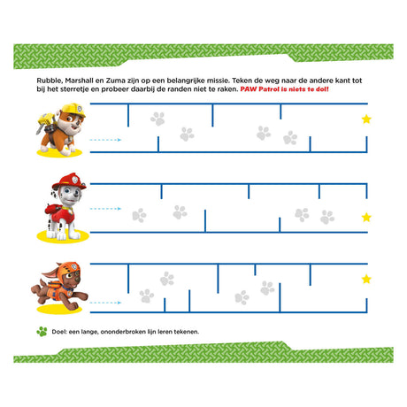 Deltas Paw Patrol - jeux d'écriture amusants (4-5 ans)