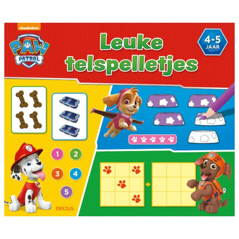 Deltas Paw Patrol - jeux de comptage amusants (4-5 ans)