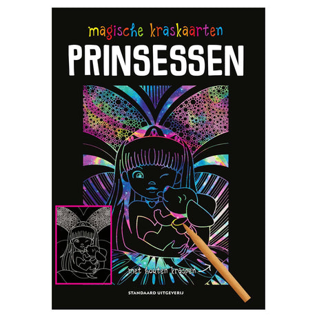 Central Book House cartes à gratter magiques princesses