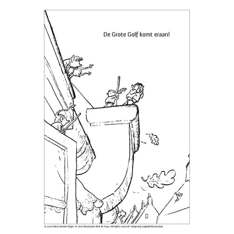 Les gargarismes se gargarisent - livre de coloriage par bobba belia