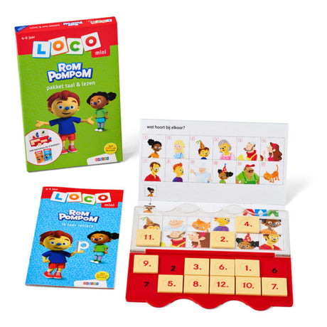 WPG Uitgevers Mini Loco - Langue du package Rompompom Lire (4-6 ans)