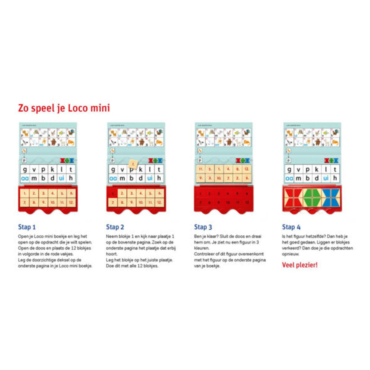 WPG Uitgevers Mini Loco - Langue du package Rompompom Lire (4-6 ans)