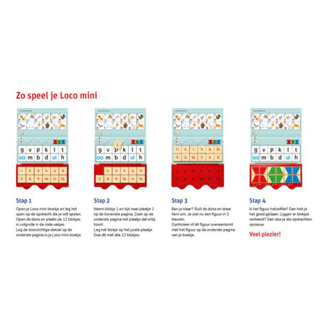 WPG Uitgevers Mini Loco - Langue du package Rompompom Lire (4-6 ans)