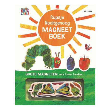 Groupe d'éditeurs Gottmer, chenille, jamais assez, livre magnétique. 3+