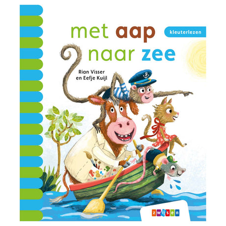Wpg Publishers Tout-petit lisant - avec un singe en mer