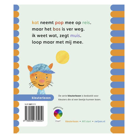 Lecture des tout-petits des éditeurs Wpg - le chat part en voyage