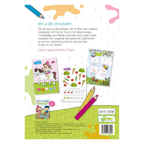 Livre de coloriage Fien Teun des éditeurs Wpg