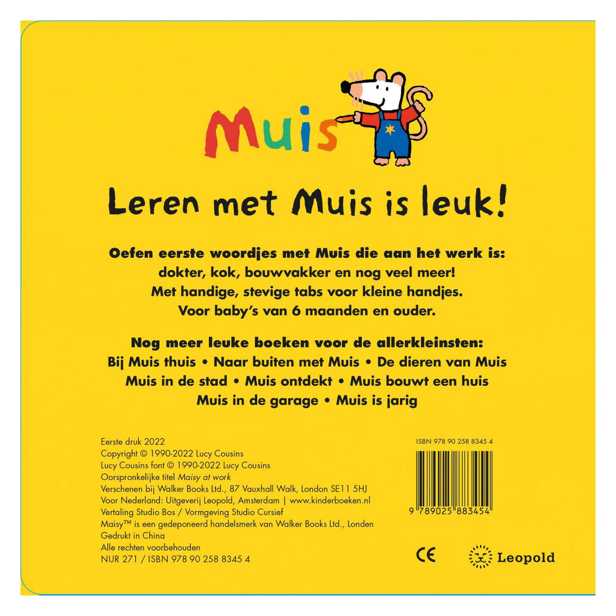 WPG UITGEVERS MUIS AT WORK First Words Book