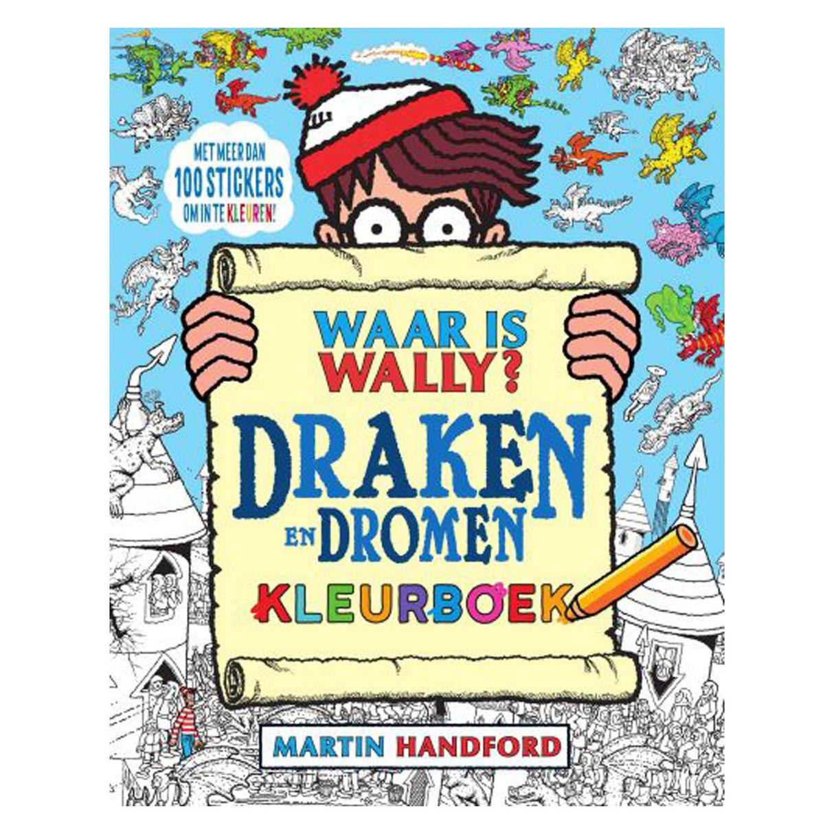 Var är Wally? Drakar och drömmar färgbok