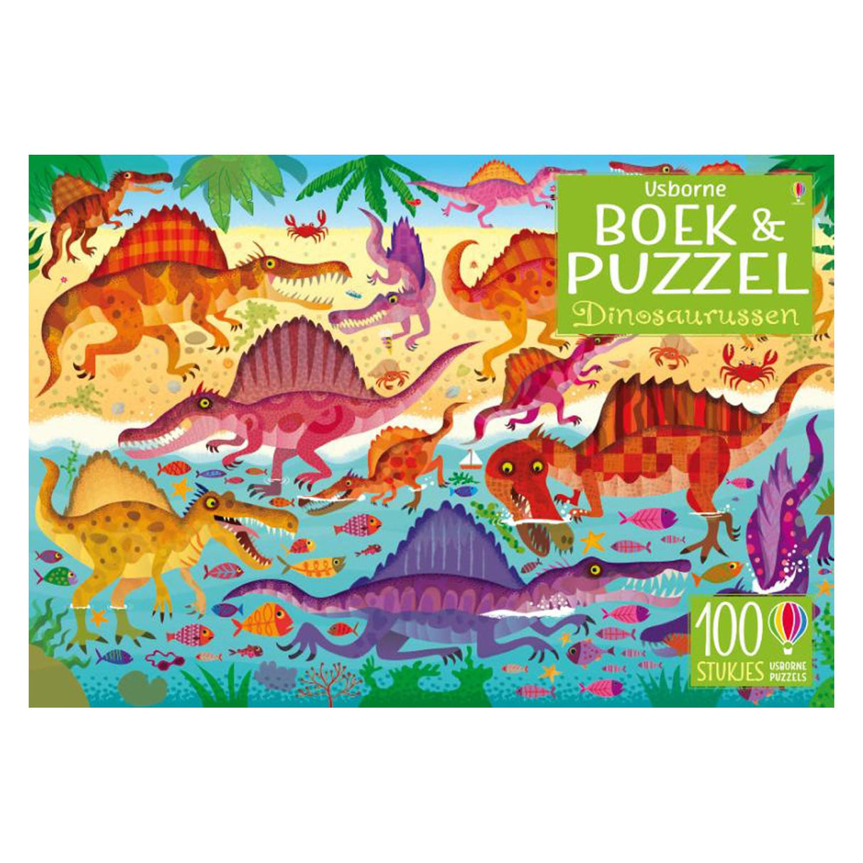 Dinosaures livre et puzzle