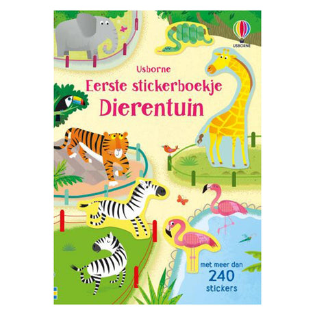Premier livre d'autocollants des éditeurs WPG, zoo. 3+