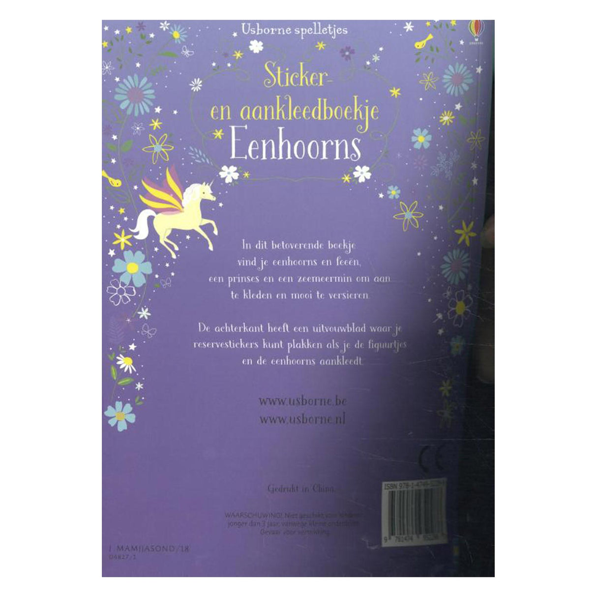 Sticker and dressing booklet unicorns