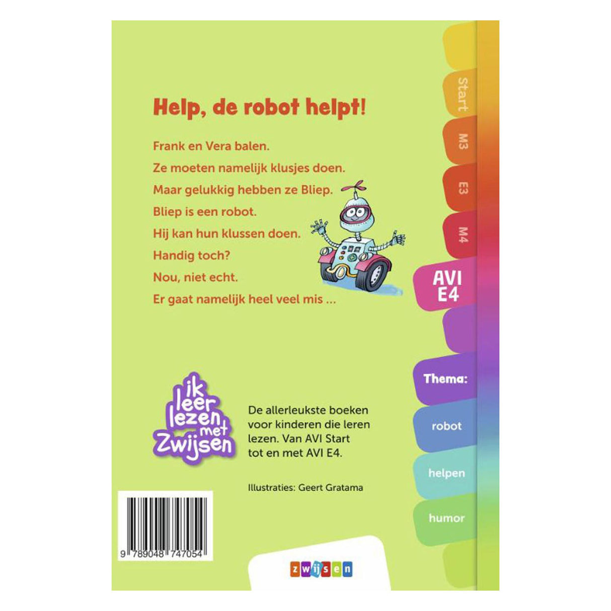 WPG Publishers J'apprends à lire - Aide, le robot aide! (AVI-E4)