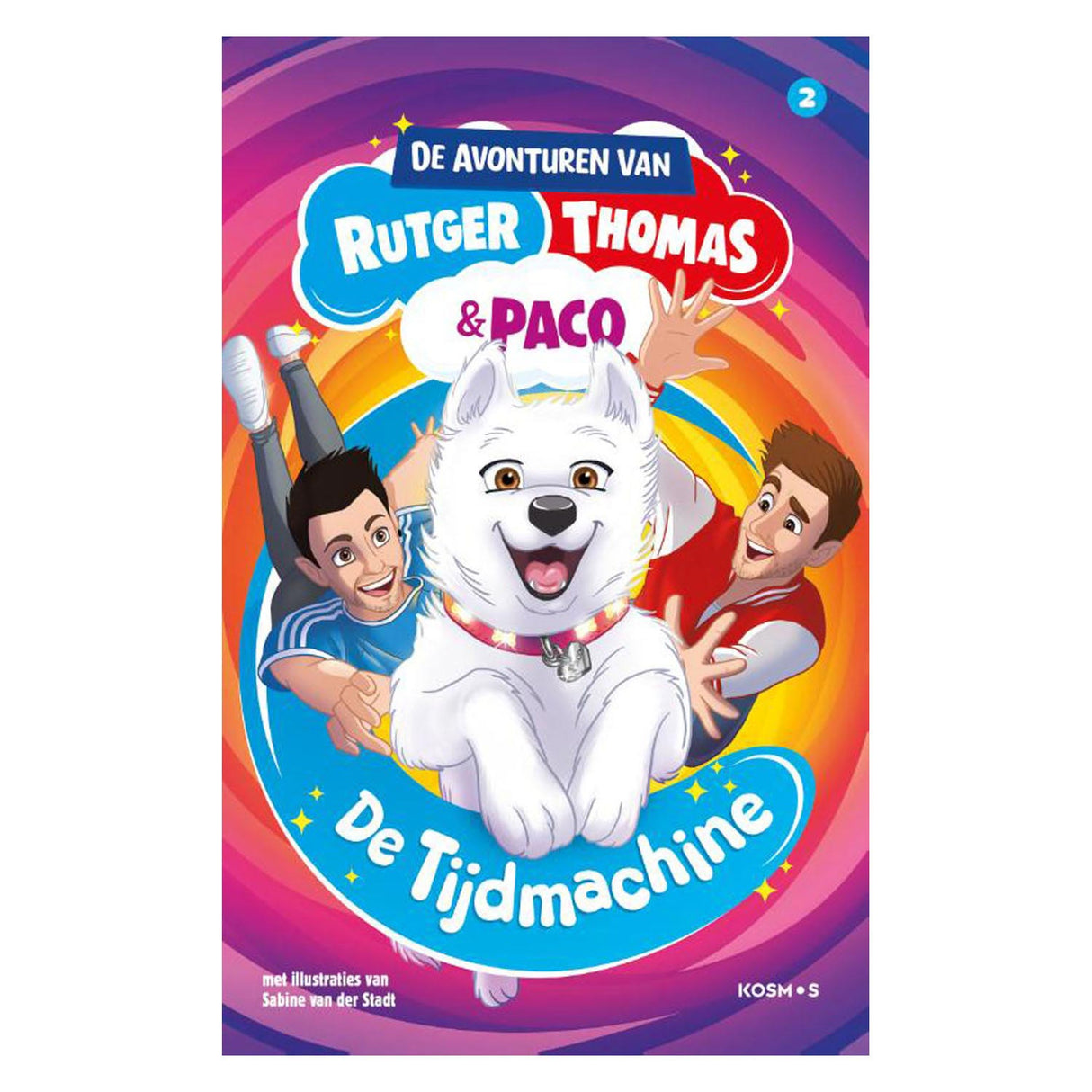 Livre central des aventures de Rutger, Thomas et Paco - la machine à voyager dans le temps