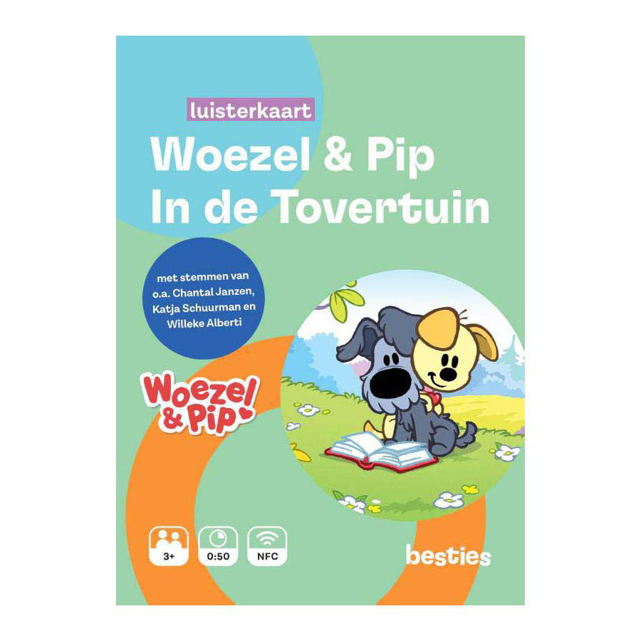 Maison centrale du livre Woezel et Pip dans la carte d'écoute du jardin magique