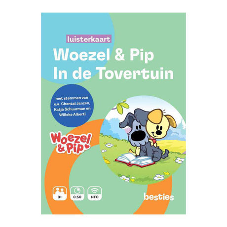 Maison centrale du livre Woezel et Pip dans la carte d'écoute du jardin magique