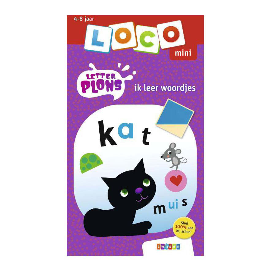 Zwijsen loco mini lettre splash J'apprends des mots