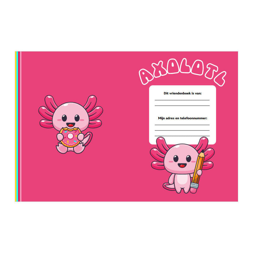 Livre d'amis Interstat - axolotl 6+