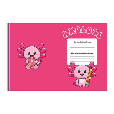 Livre d'amis Interstat - axolotl 6+