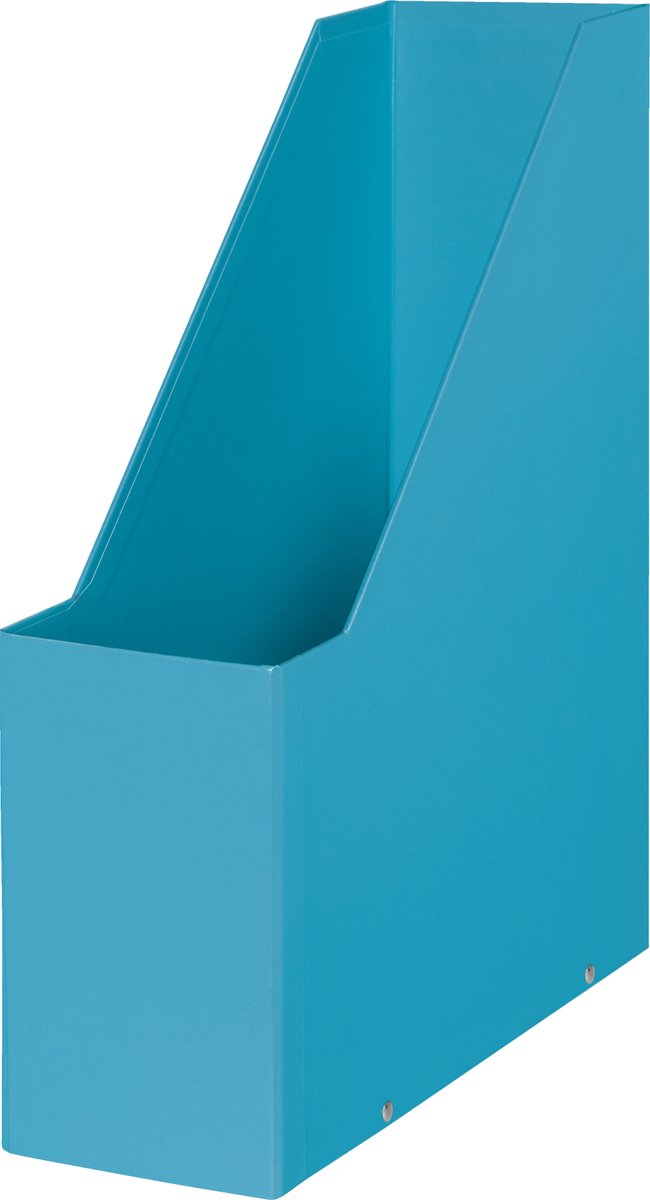 Porte-revues durable Leitz Cosy Click Store pour documents A4 - 77 % carton recyclé - 10,3 x 33 x 25,3 cm (LxHxP) - bleu serein