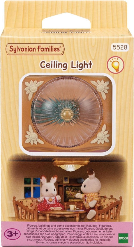 Plafonnier Sylvanian Family 5528 - convient pour une maison de démarrage 5303 et une grande maison de campagne 5302 avec éclairage