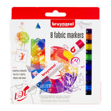 Marqueurs textiles Bruynzeel 8 pièces