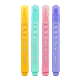 Bruynzeel surligneur set pastel 4 couleurs