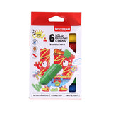Bruynzeel bâtons de gouache set de base | 6 couleurs