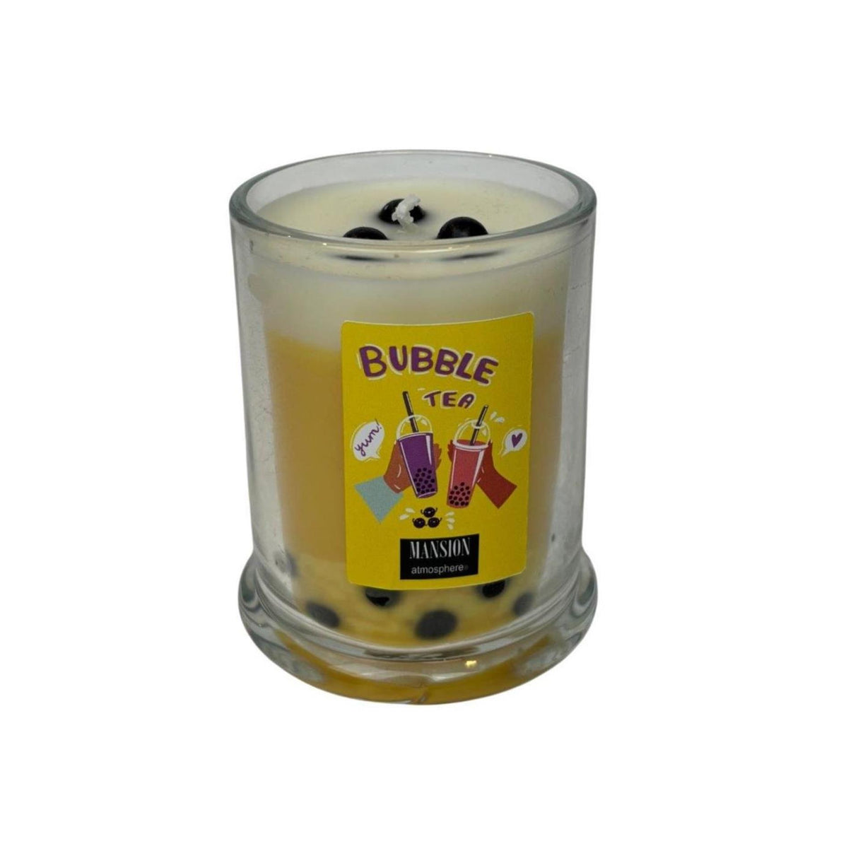Mansion atmosphere geurkaars bubble tea geel ã˜7,7xh9,2cm