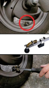 Outil de montage d'extracteur de valve Condor, outil de rétraction de valve