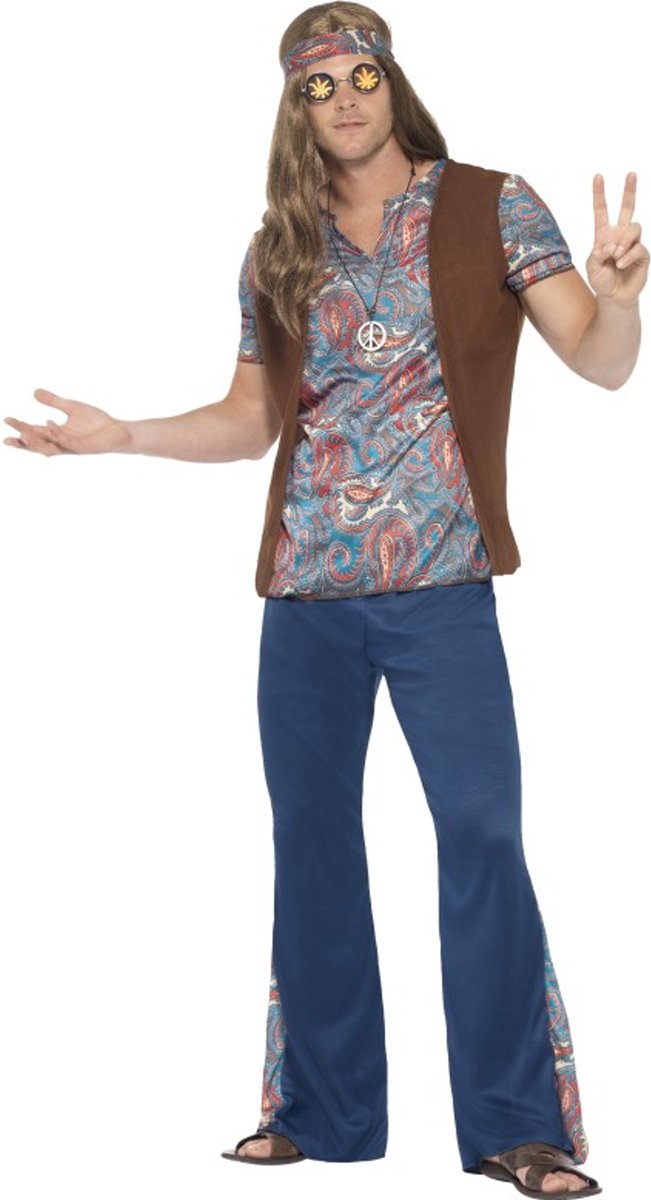 Smiffys costume hippie homme orion - taille m