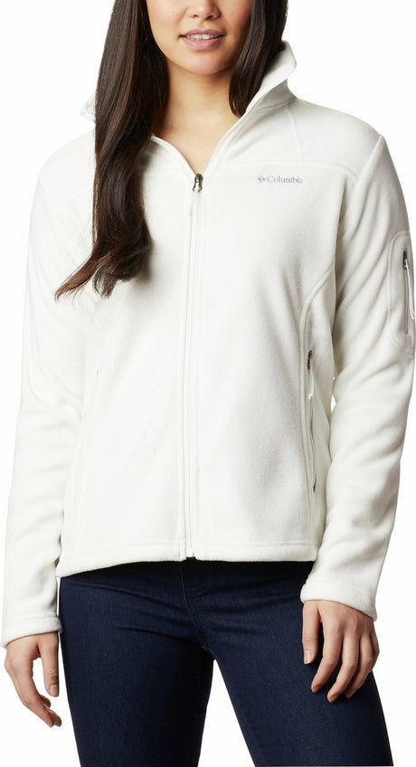 Columbia fast trek™ ii veste polaire - gilet polaire pour femme - gilet d'extérieur - blanc - taille m