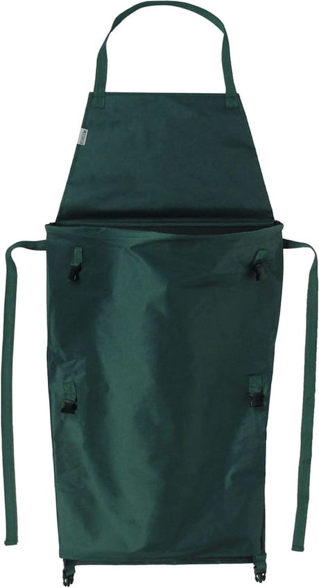 Nature Nature Garden tablier avec sac pliant 130x55 cm vert