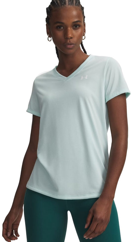 Under armour tech ssv - chemise de sport pour femme solid-grn - menthe rafraîchissante - blanc