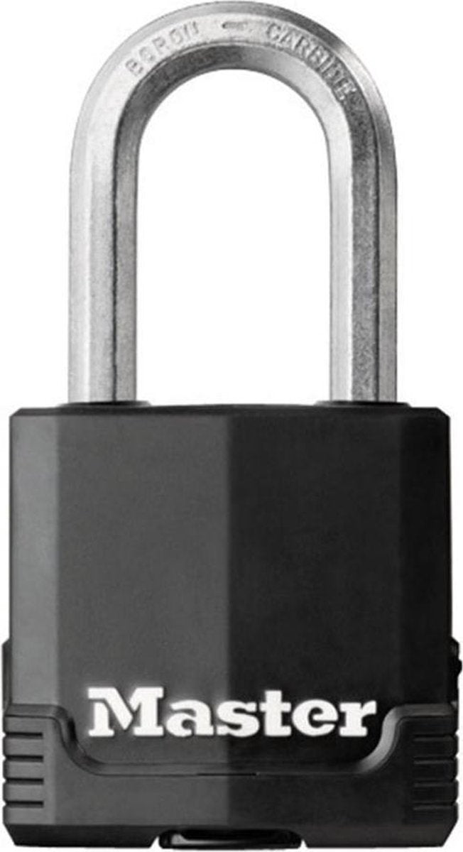 Cadenas Masterlock Excel noir 49 mm - longueur de l'anse 38 mm