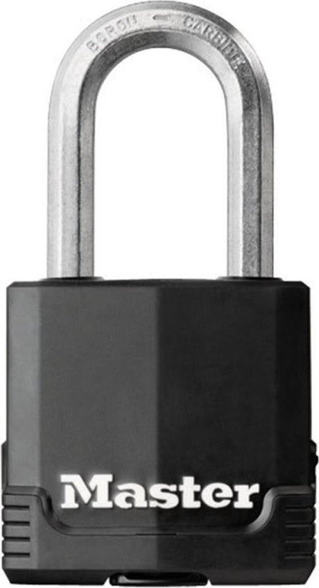 Cadenas Masterlock Excel noir 49 mm - longueur de l'anse 38 mm