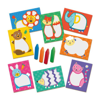 Ses creative ses my first - crayons cartes animaux