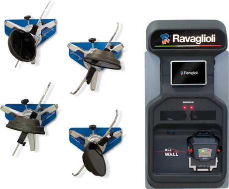 Équipement d'alignement Ravaglioli rav3d2.0wall.3s . Version tablette du système d'alignement des roues 3D