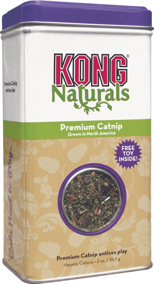 Herbe à chat Kong cat naturals premium - herbe à chat - jouets pour chat - 57 gr