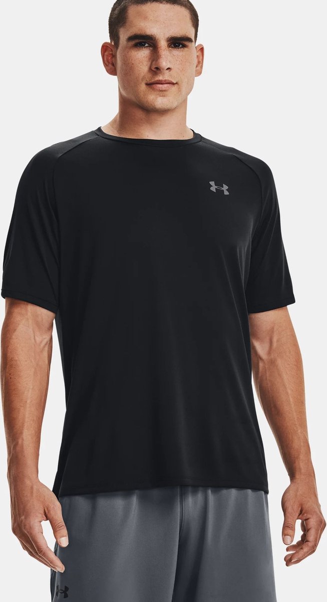 Under armour ua tech 2.0 ss tee-blk chemise de sport homme - noir - graphite