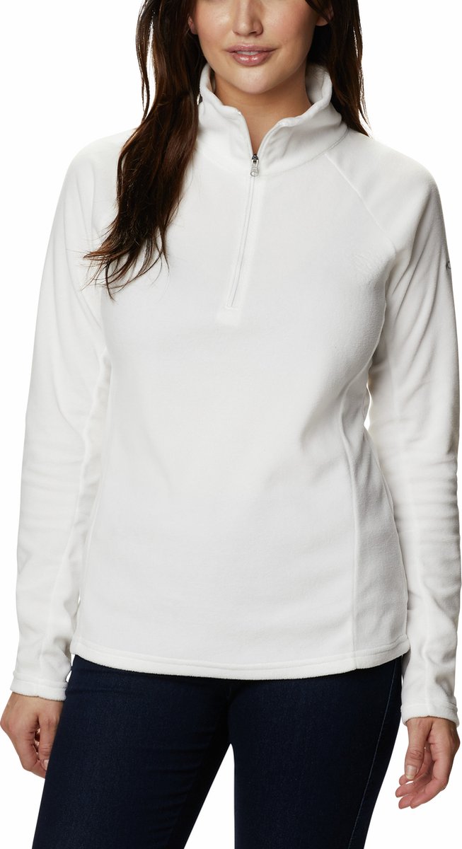 Columbia glacial™ iv 1 2 zip polaire pull - pull polaire avec demi-zip - pull d'extérieur femme - blanc - taille s