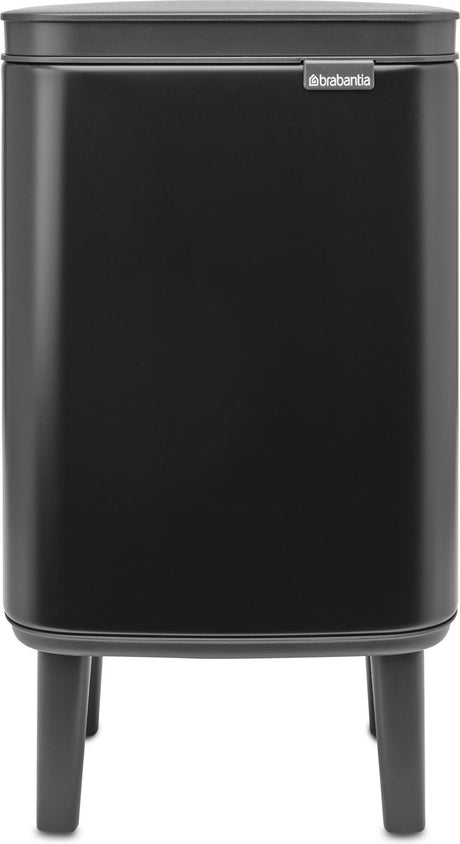 Brabantia bo hi poubelle - 4 litres - salle de bain - noir mat