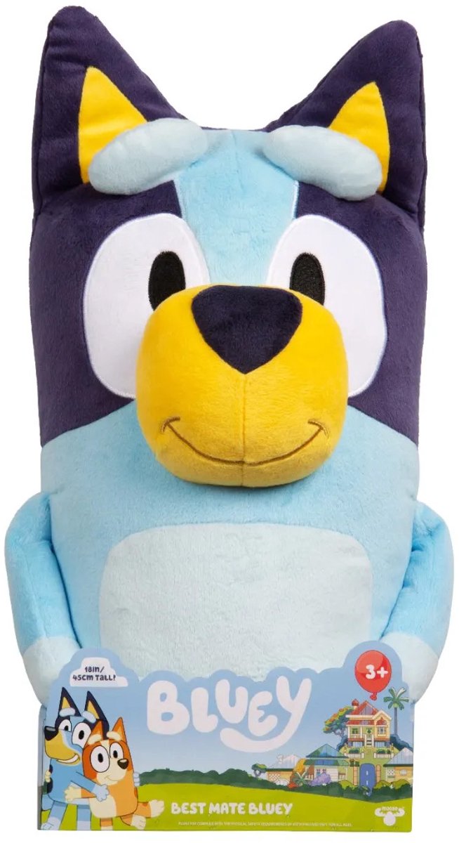 Moose Toys Bluey Jumbo Peluche en peluche, 46 cm