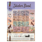 Livre d'autocollants pour chevaux de groupe d'artisanat créatif - 900+pcs.