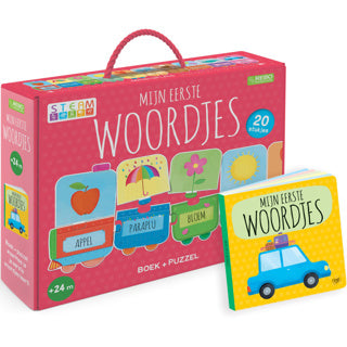Livre et puzzle des éditeurs Rebo - mes premiers mots