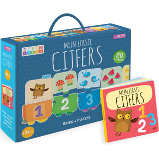 Livre et puzzle des éditeurs Rebo - mes premières figurines